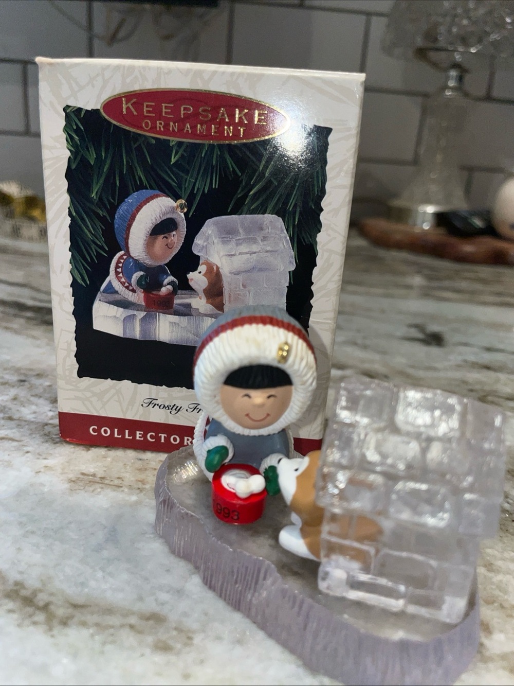 Vintage Hallmark 1993 Frosty Friends Keepsake Ornament #14 In Series IOB